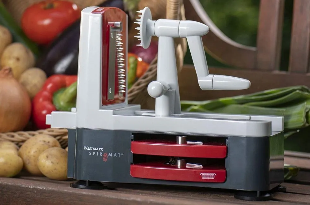 Westmark Spiromat Veg Spiralizer In Steel