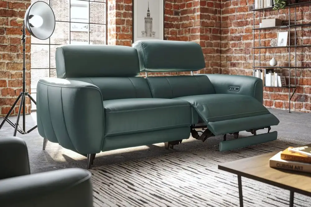 Black Leather Sofa