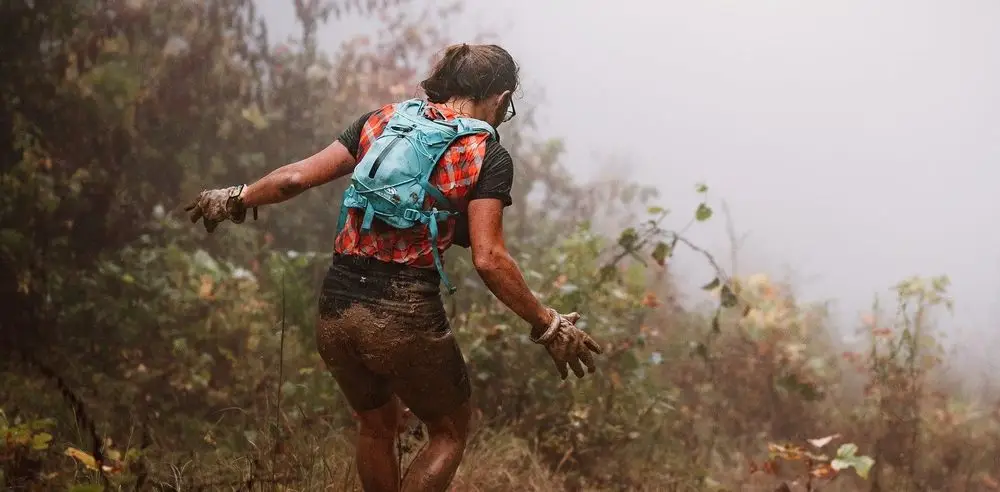 Women's Running Vest On Slope