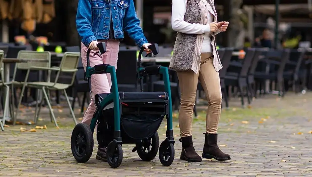 Narrow Zimmer Frame On Road