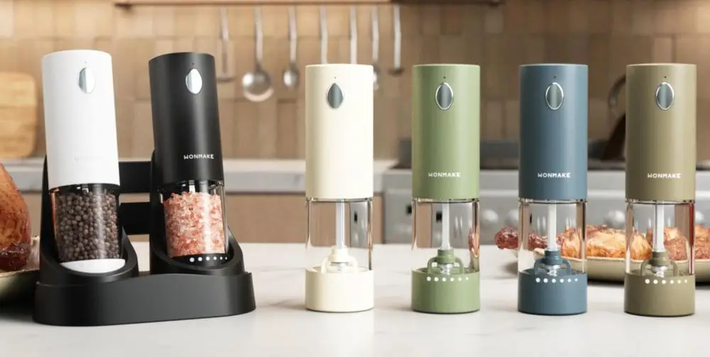 Rechargeable Salt And Pepper Shakers In Kitchen