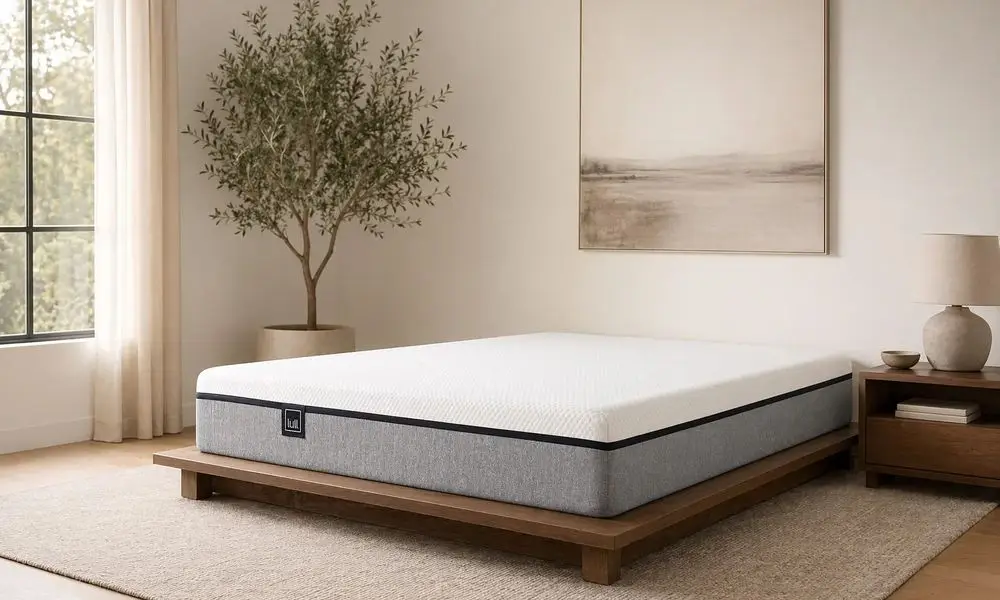 King Memory Foam Mattress On Bed