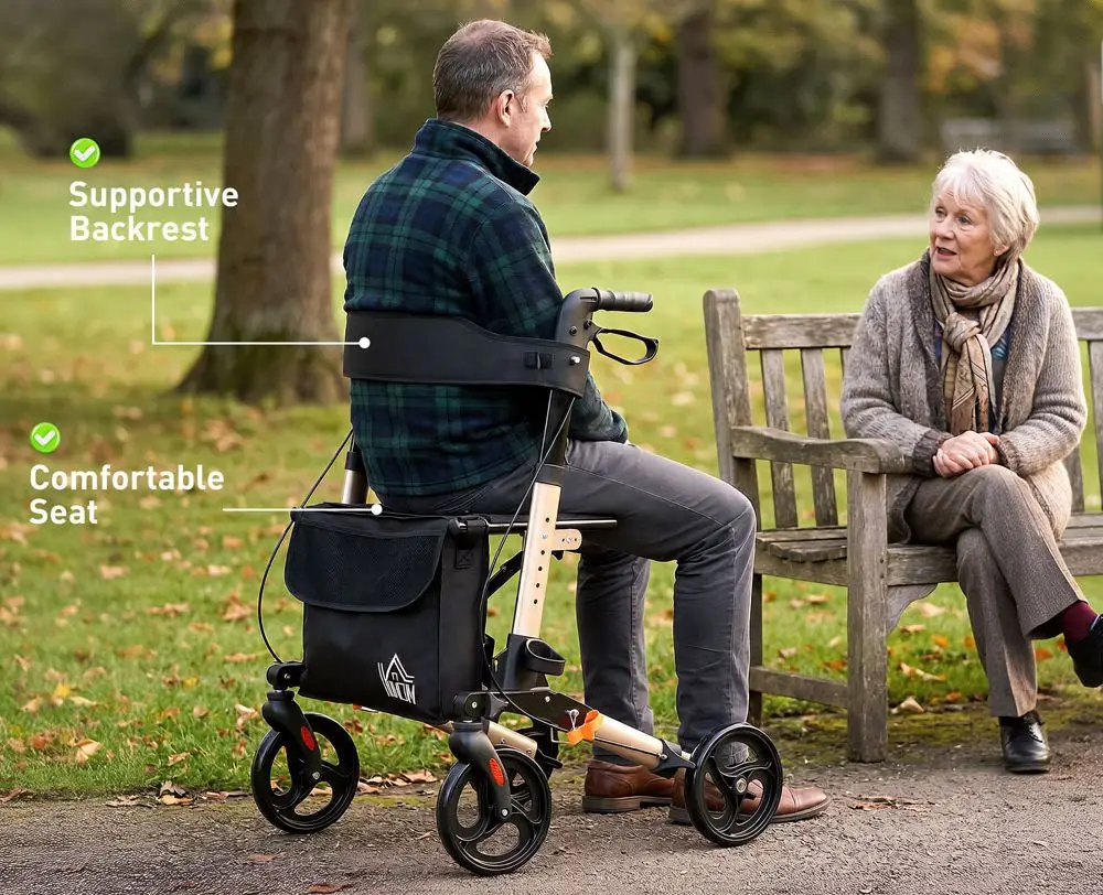 Outdoor Zimmer Frame On 4 Rollers