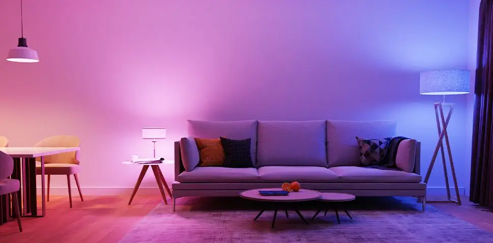 Coloured LED Light Bulbs In Shades