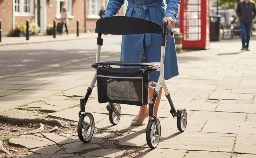 Walking Frame For Elderly Woman