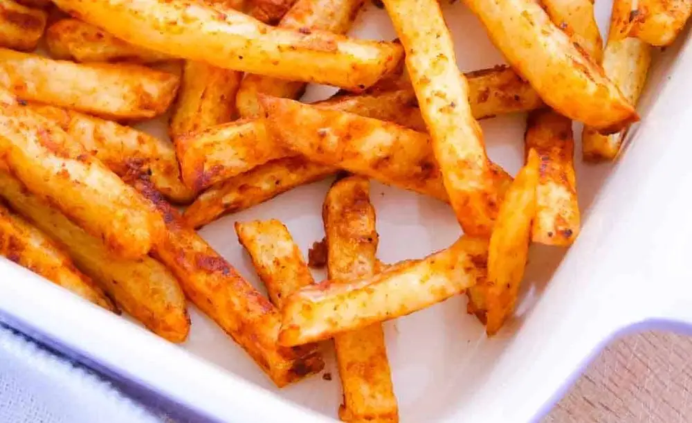 Potato Chips On White Dish