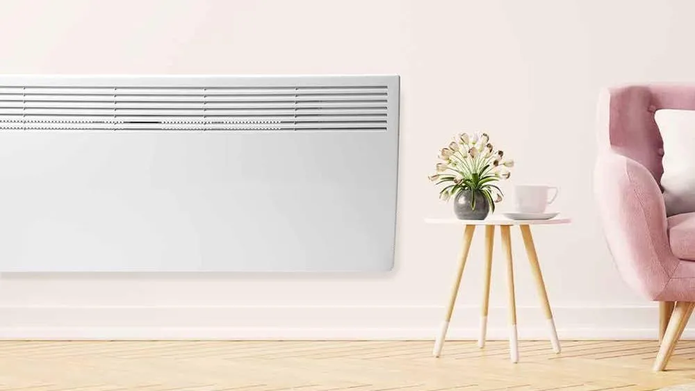 Devola Slimline Eco Flat Panel Heater On Wall
