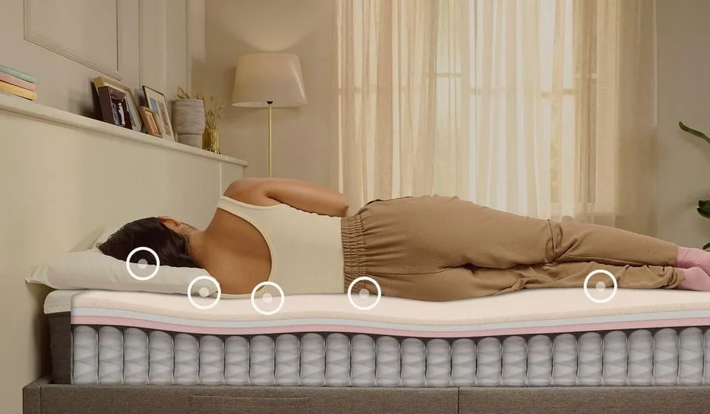 Emma Original Mattress SK 7-Zone Woman Lying Down