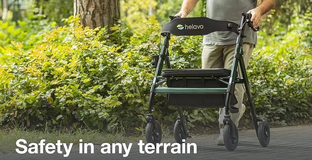 Helavo Tall Standing Style Upright Walker With Brake
