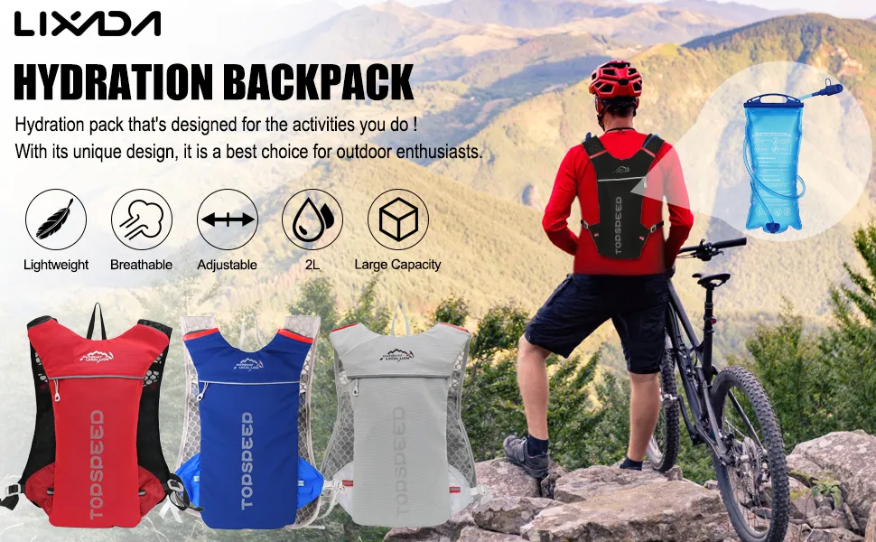 Lixada Hydration Riding Backpack & Cycle