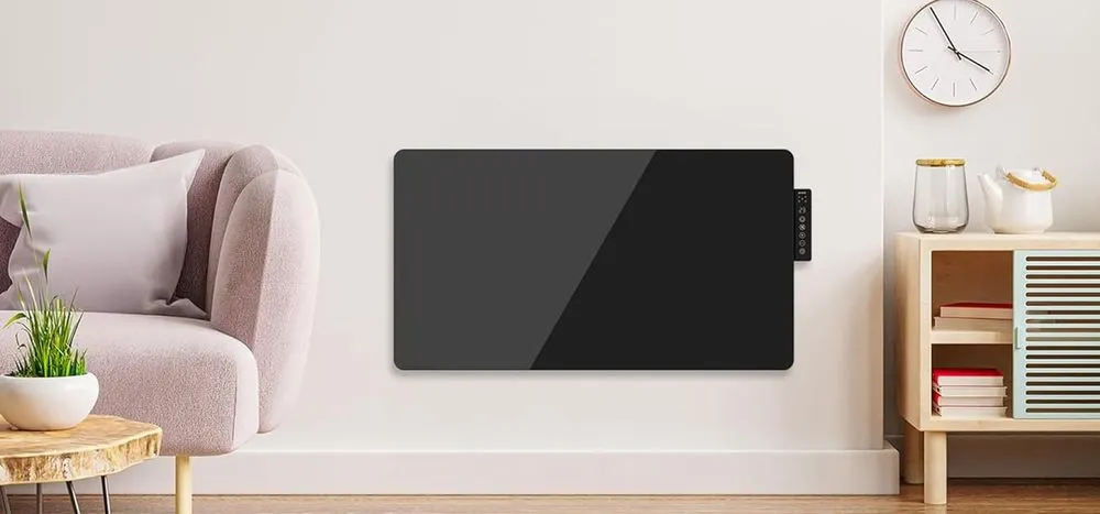 Mylek Wifi Smart APP Panel Heater In Black