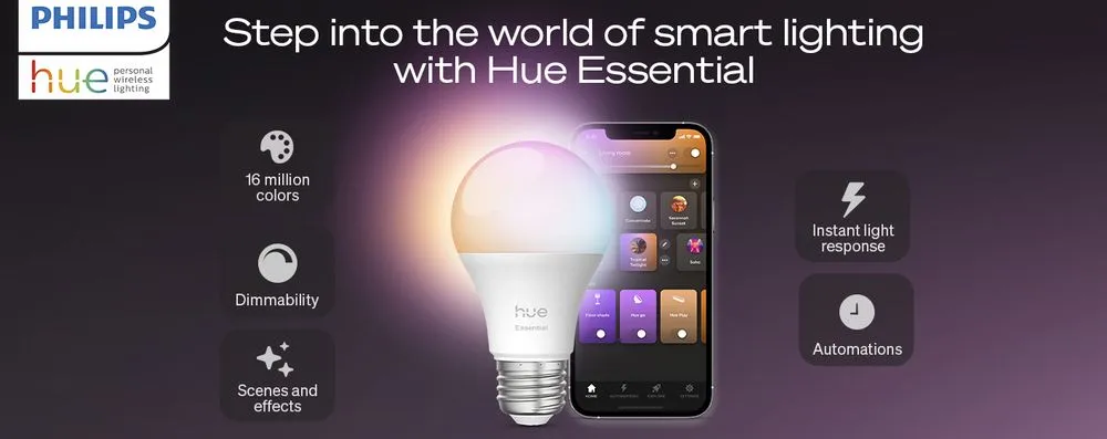Philips Hue A60 Smart Bulbs Dimming
