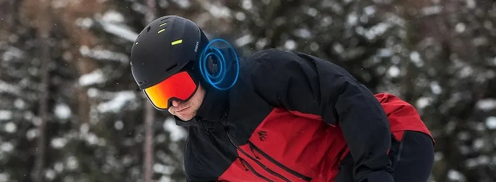 Sena Latitude Adult Snow Helmet In Black