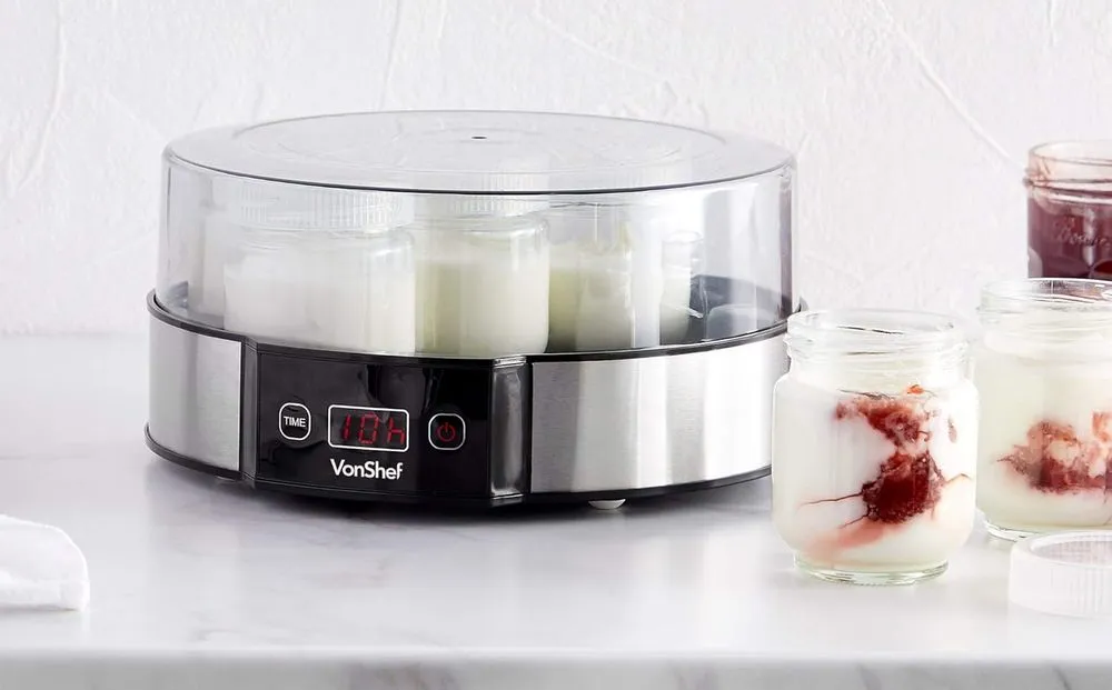 VonShef Digital Yoghurt Maker With Jars