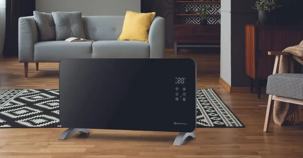 2kw Electric Radiator On Rug