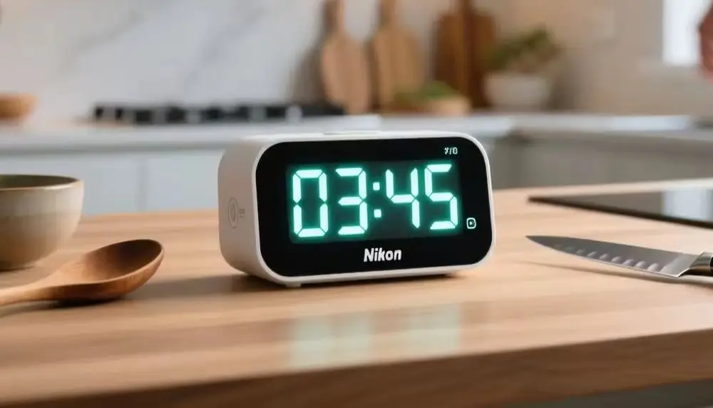 Professional Kitchen Timer White Digits