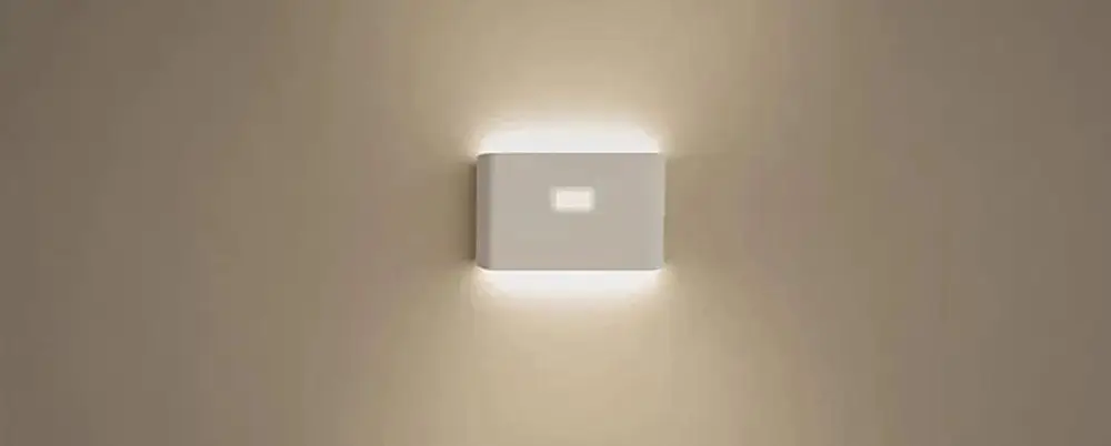 Battery-Powered Motion Sensor Light On Wall