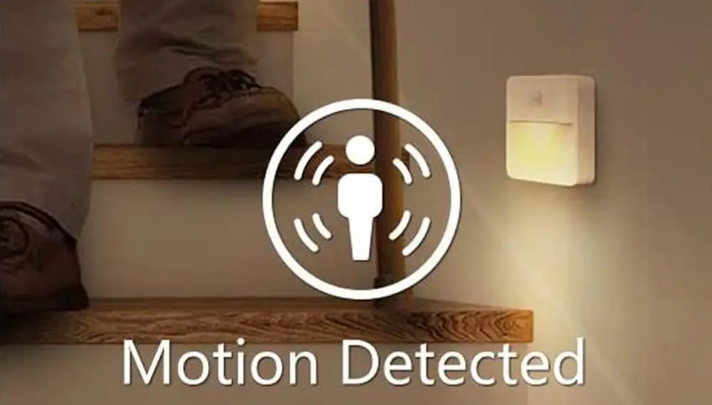 Motion Sensor Light Plug-In Indoor Wall