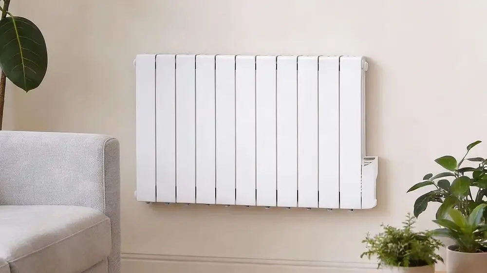 Oil-Filled Radiator For Large Rooms, Wall-Fixed
