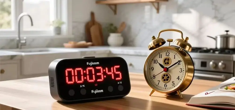 Electronic Kitchen Timer With Alarm Clock
