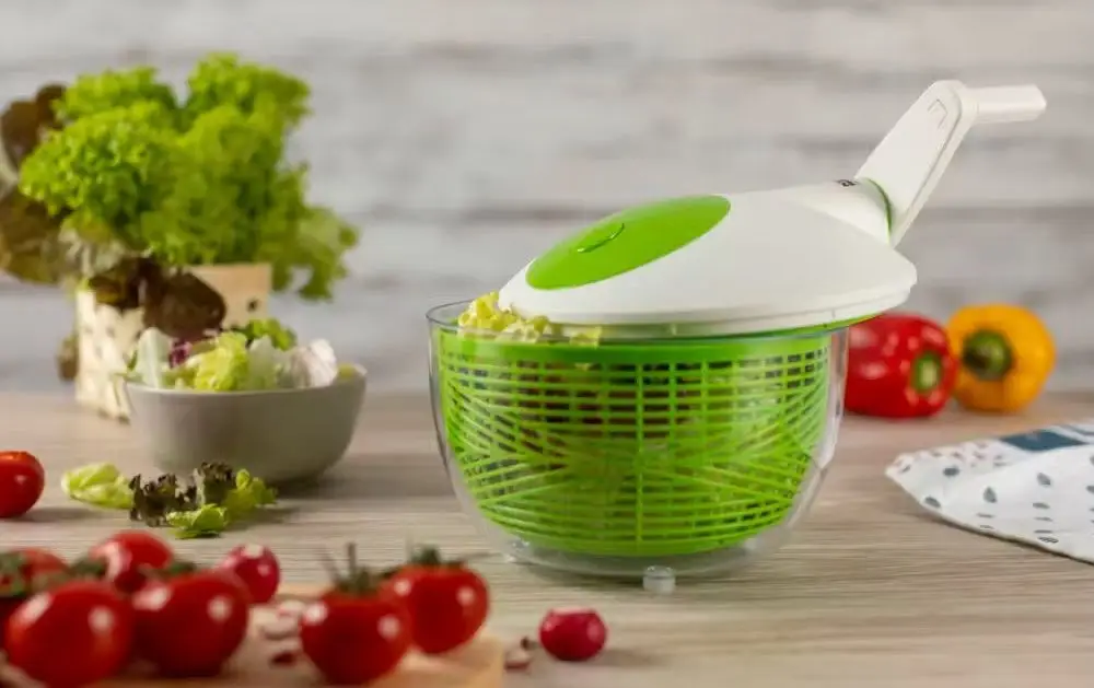 Salad Dryer Bowl In Green