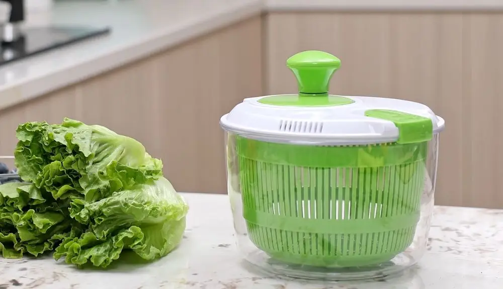 Salad Washer Spinner In Green