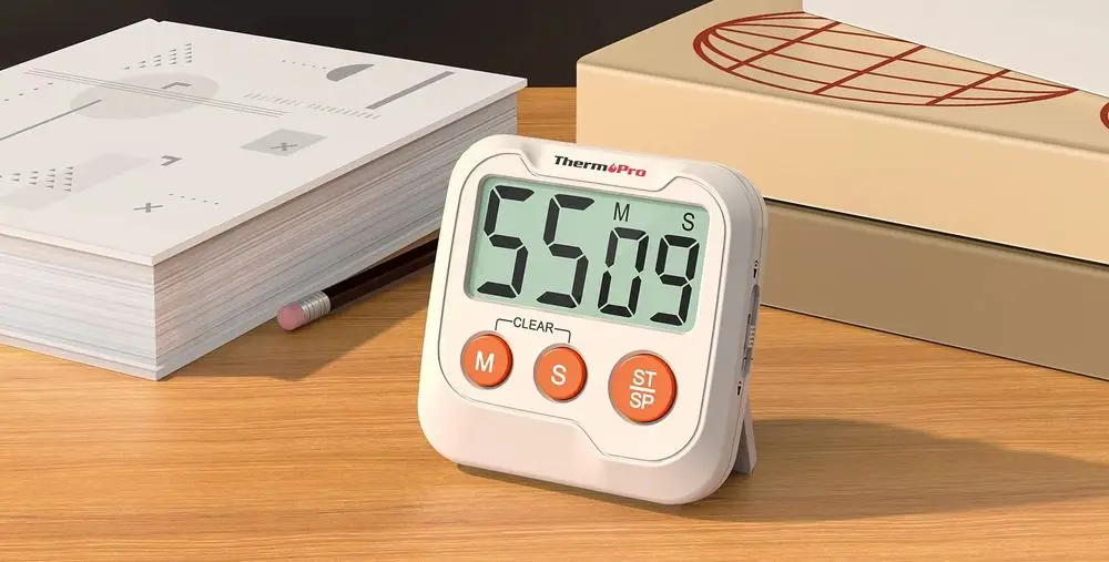 Magnetic Digital Timer On Table