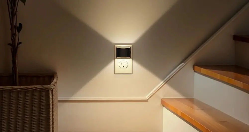 Battery-Motion-Sensor Light Indoor On Wall