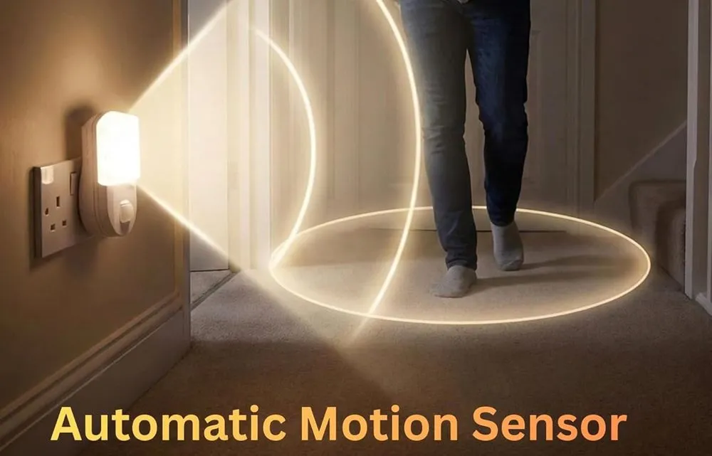 Auraglow Super Sensor Light Plug In