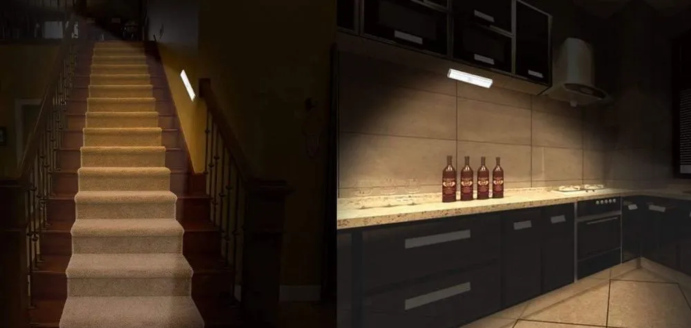 Moston Stick-On Motion Sensor Lights Under Cabinet