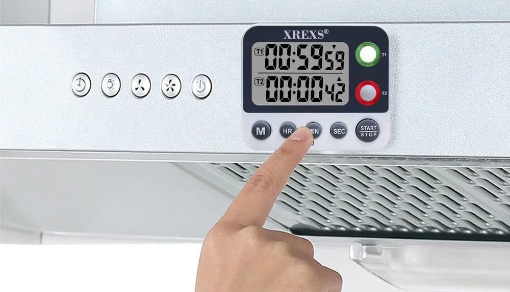 XREXS Battery Food Timer On Cooker Hood