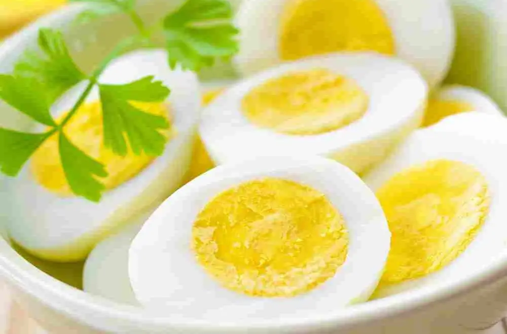 Boiled Eggs In Plate