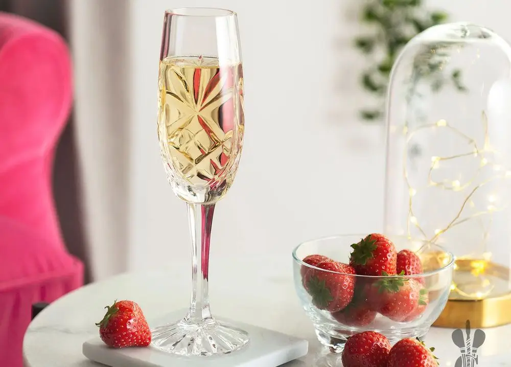 Unique Champagne Flute Tall Stem
