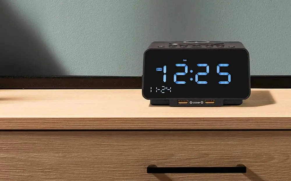 Digital Countdown Clock On Table