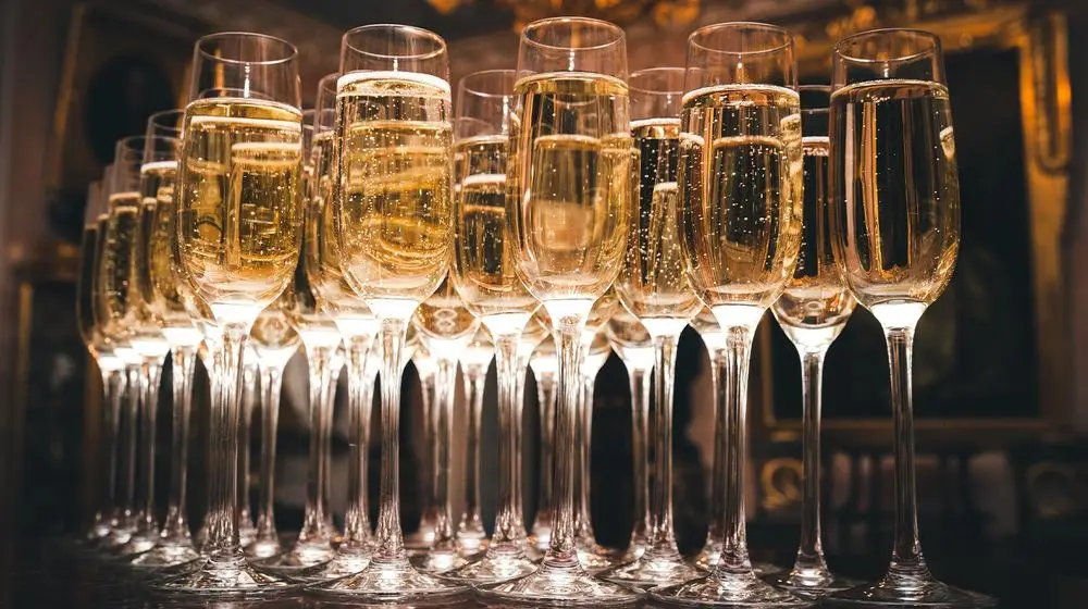 Modern Champagne Flutes In Numbers