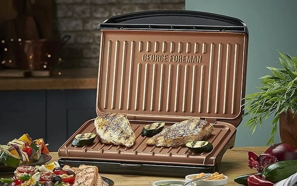 George Foreman Electric Grill With Steak