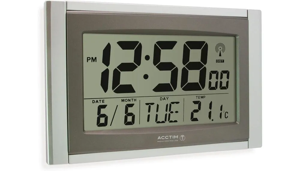 Stratus Acctim Date & Thermometer Clock DST