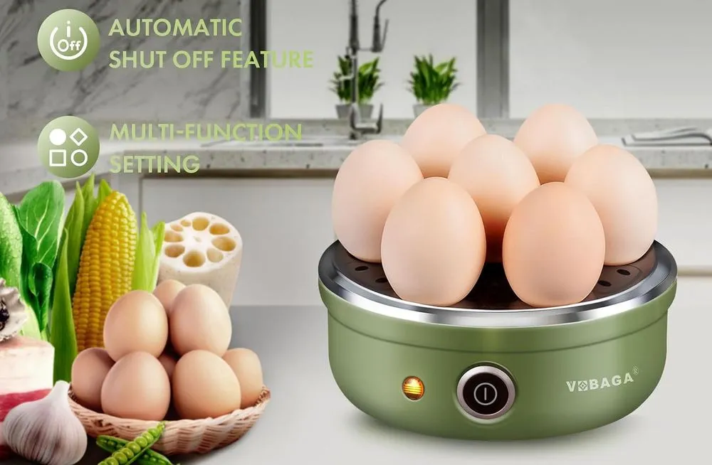 Vobaga Steel Electric Egg Cooker Boiler