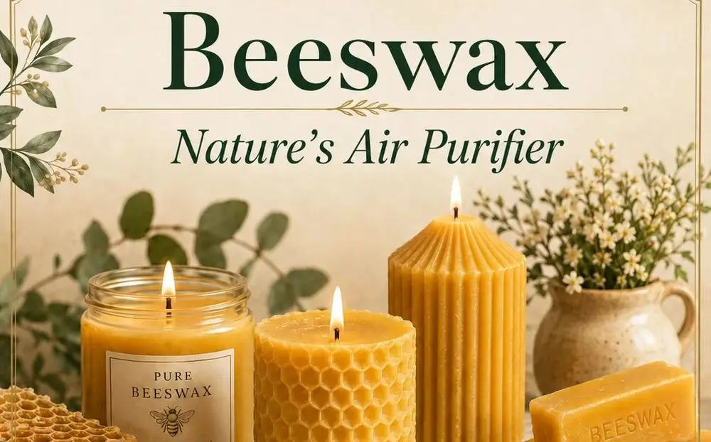 Beeswax Candle Air Purifiers PURE