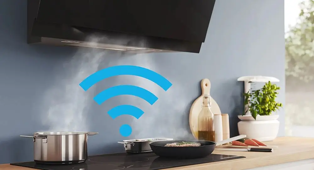 Induction Hob With Top Extractor