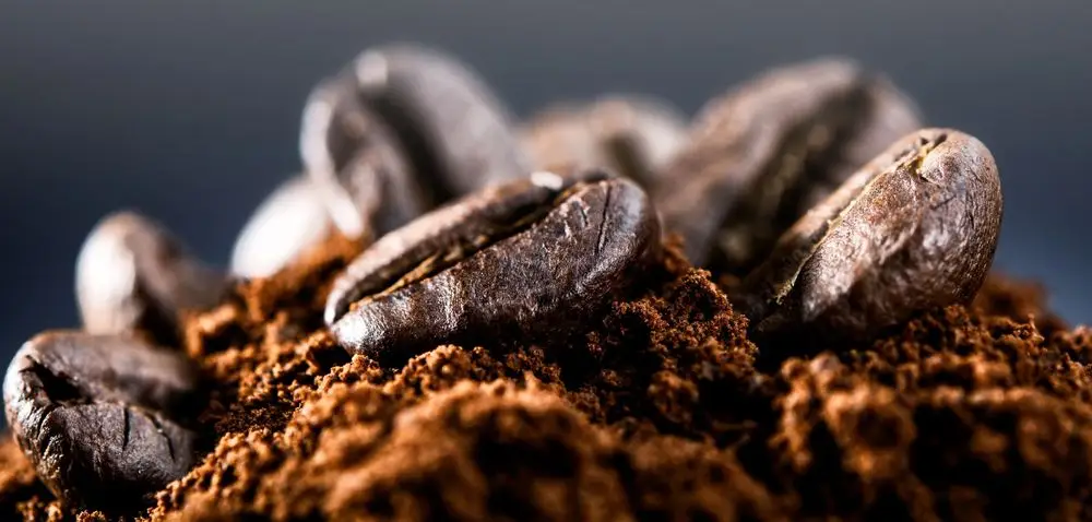 Coffee Grind Beans Close Up