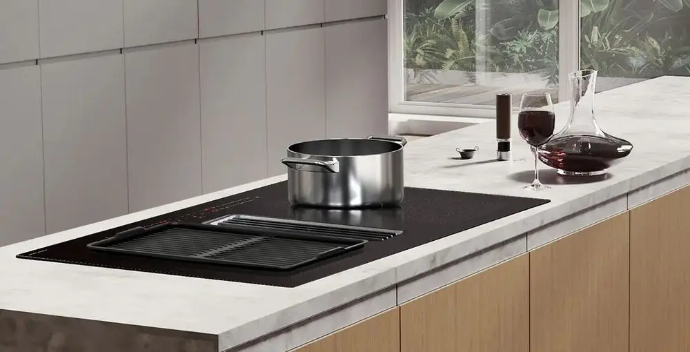 Induction Hob With Knobs & Wine