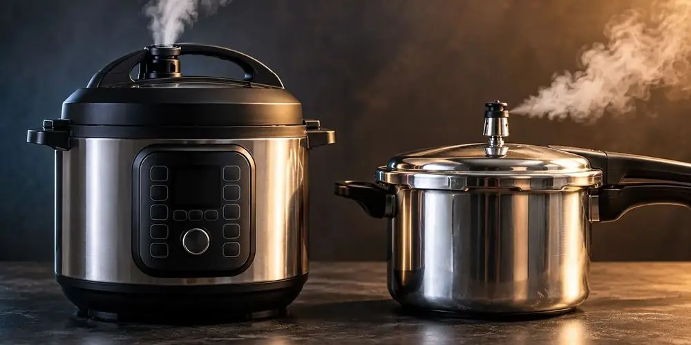 Big Pressure Cooker & Small Style