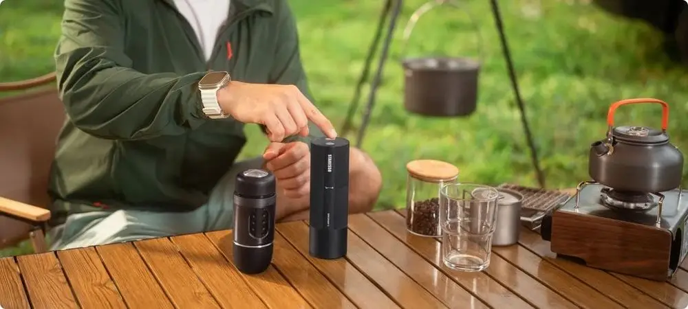 Small Coffee Grinder In Black