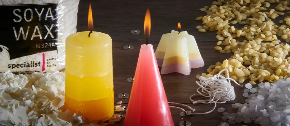 Natural Candle-Making Kit Triangular Designs