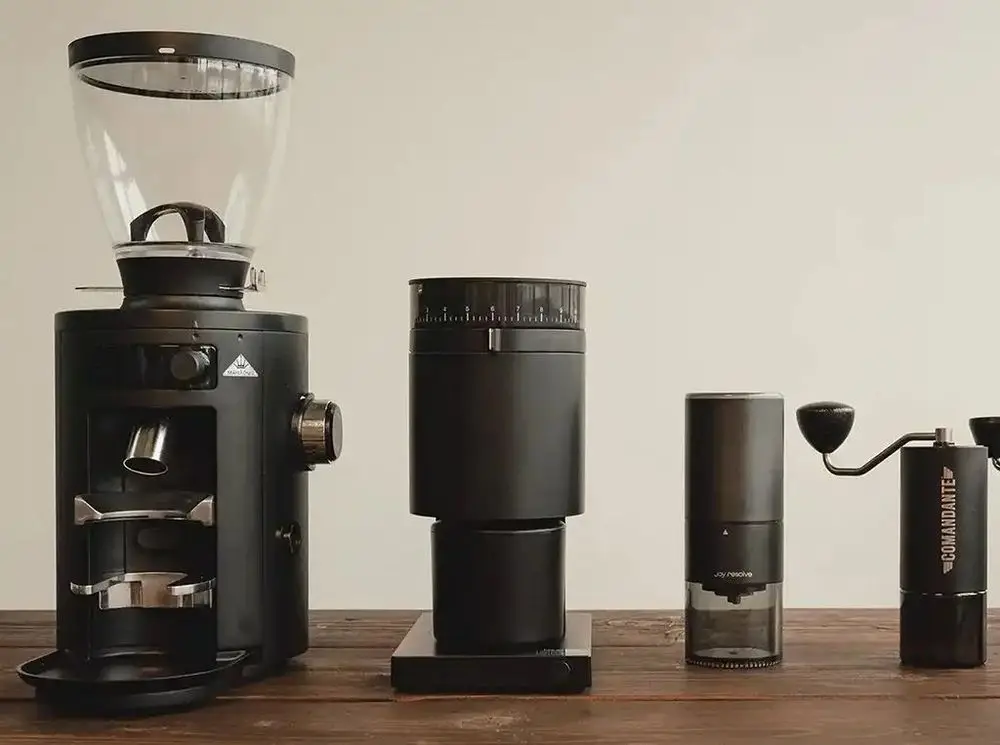 Espresso Coffee Grinders In Black