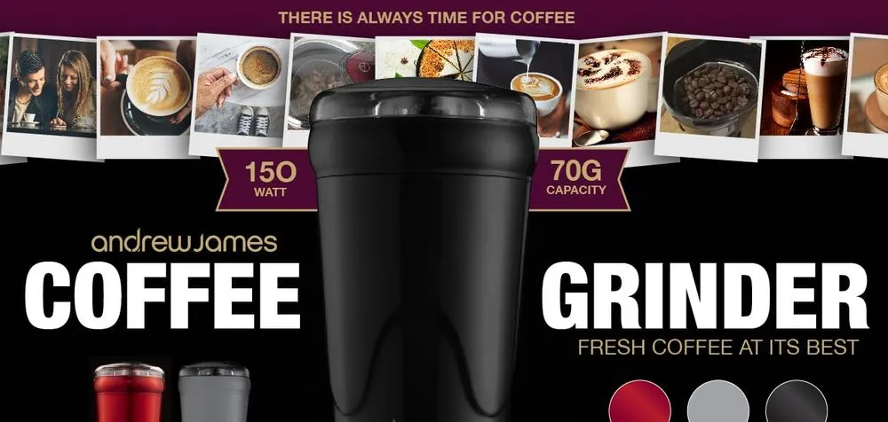Andrew James Award-Winning Bean Grinder