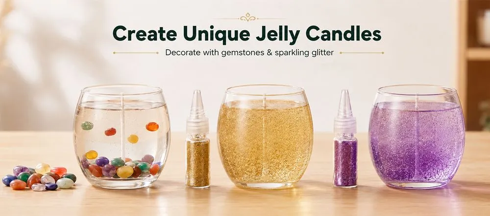 Blingfun Candle Making Kit With Glitter