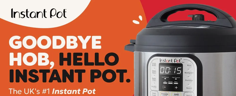 Instant Pot Steel Pressure Cooker Electric Powered