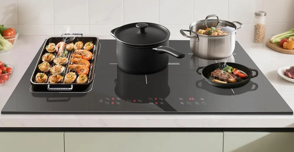 Karinear Touch 5-Zone Induction Hob & Seafood
